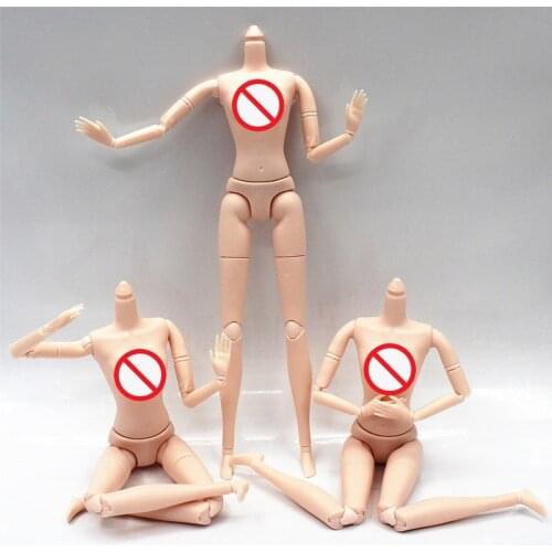 New Type 11.5inch Heigh Body for 30cm Doll Body Part White Skin 26joints Moveable Accessories Doll Toys for Girls