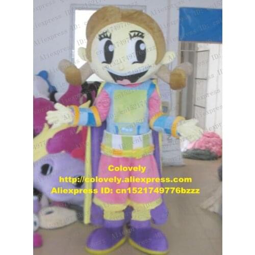 Young Girl Maid Maiden Virgin Lassock Mascot Costume Adult Cartoon Character Outfit Suit Couple Photos Cartoon Clothing zz7377