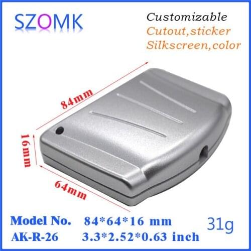 Diy plastic case for card reader sensor box (6 pcs) 84*64*16mm plastic project box electronic case power distribution box