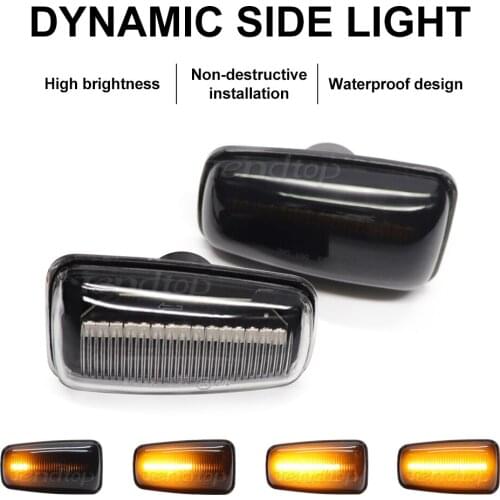 12V Citroen Blinker Dynamic LED Side Light Turn Signal Lanp For Peugeot 106 306 406 806 EXPERT 1 2 For Fiat Scudo Ulysse