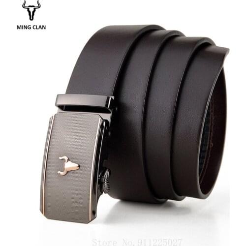 Xiaomi Mens Genuine Leather Belt Business Waistband Automatic Buckle Belt Fashion Top Layer Cowhide Belt