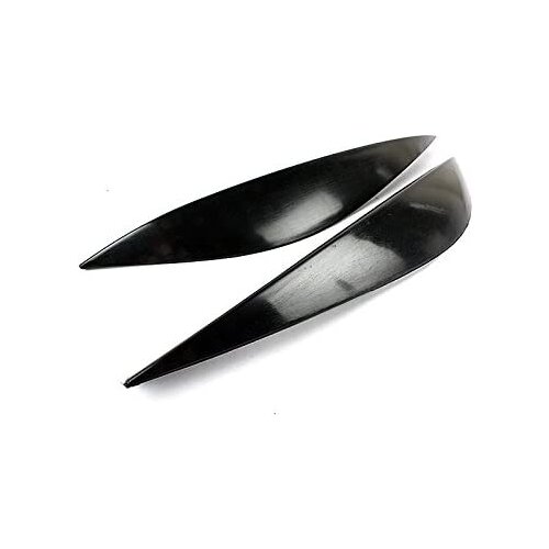 Fiberglass Headlight Eyebrows Eyelids Covers for 2008-2010 Mercedes-Benz W204 C Class