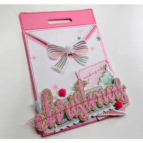 ZFPARTY A2 Card Envelope Metal Cutting Dies Stencils for DIY Scrapbooking Decorative Embossing Paper Cards