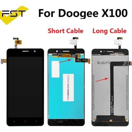 5.0''For Doogee X100 LCD Display And Touch Screen Digitizer Assembly DEXP BL150 LCD Sensor Mobile Phone ReplacementParts Tools