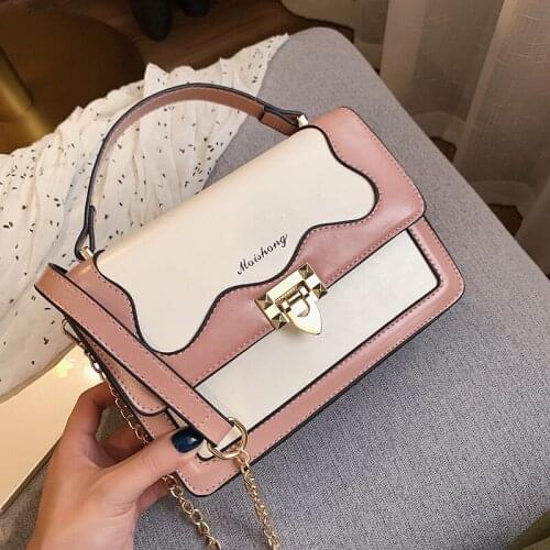 Winter Womens Shoulder Bag High Quality Ms. Messenger Bag Shopper Womens Handbag Party Bag Metal Chain Shoulder Strap 2019 new