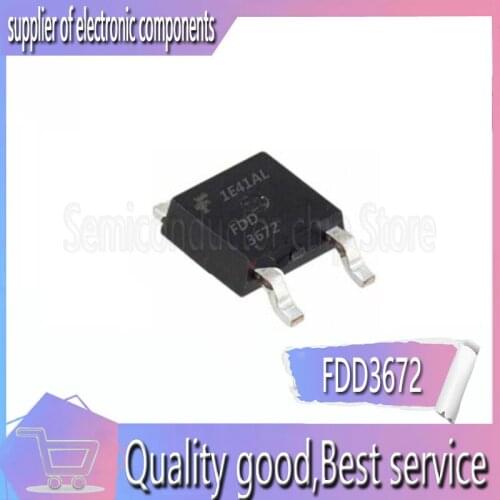 10pcs/lot FDD3672 New stock TO-252 100V 44A