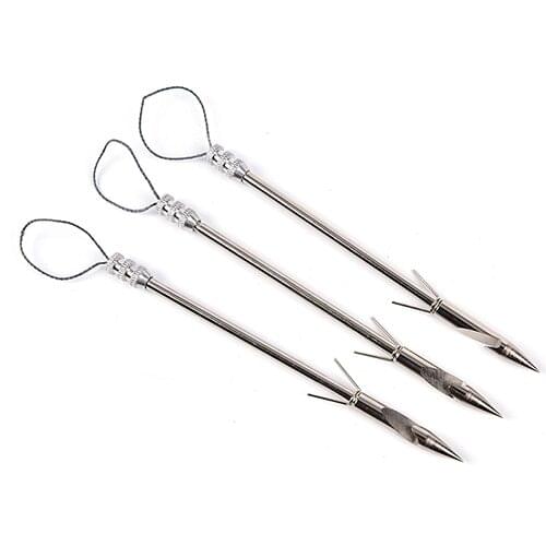 NEW 146mm Slingshot Catapult Dart Arrowhead Stainless Steel Fish Slingshot Arrow Head Shooting Catapult Dart Hunting Tips