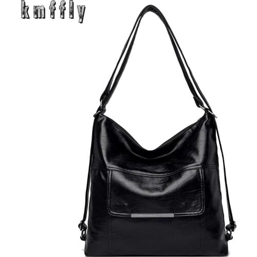 2021 New Series Ladies Backpack High Quality PU Leather Light Luxury Female Bag Multifunctional Shoulder Bag Elegant Travel Bag