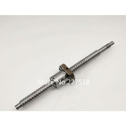 SFU1605 200 250 300 350 400 450 500 550 600 650 700 750 800 900 1000mm ballscrew with ball nut BK12/BF12 end machined CNC parts