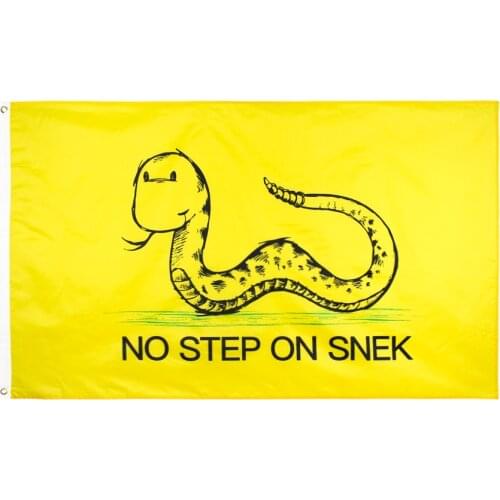 90*150cm Tea Party gadsden no step on snek flag