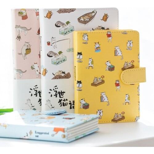 Portable creative color page illustration Notepad, girls lovely hand account book, 25-mm1pu material cover, daily writing