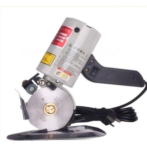 C-90 Electric Round Blade Cutting Machine Handheld 220V/110V/200W Electric Round Shear Cloth Cutting Machine Cutting Tool