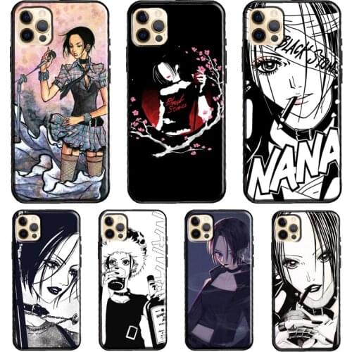 Nana Osaki Nana Manga Funda Case For iPhone X XR XS MAX 12 Mini 11 Pro Max 5S 6S 8 7 Plus SE 2020 Cover Shell