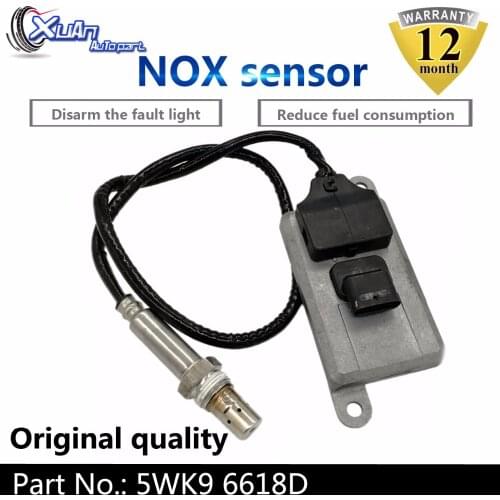 XUAN Nitrogen NOX Sensor Nitrogen Oxide Sensor For MAN Cummins Yuchai Weichai HOWO Volvo 5WK96618D 5WK9 6618D
