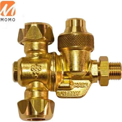 Double nozzle complete with anti-drip valve, G00118