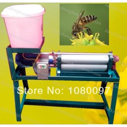 Spray electric beeswax foundation emboss roll machine 86*310mm