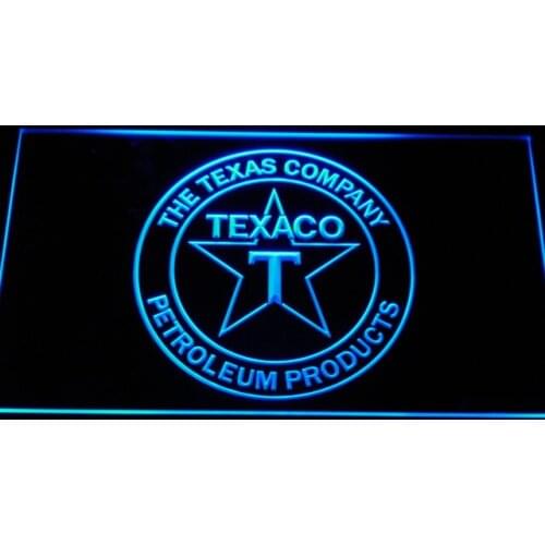 D122 TEXACO PORCELAIN GAS PUMP Bar LED Neon Light Signs with On/Off Switch 20+ Colors 5 Sizes to choose