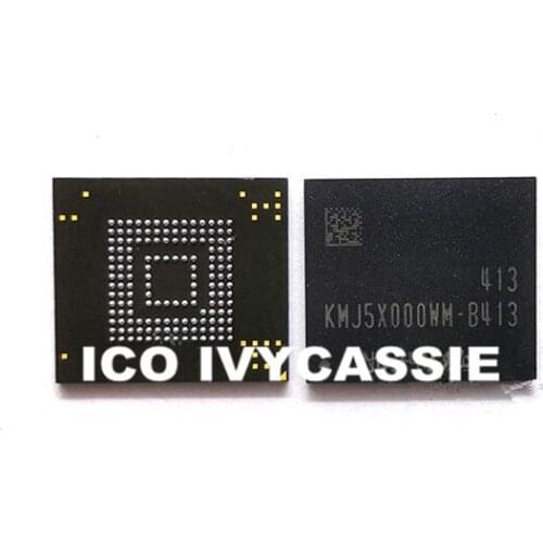 KMJ5X000WM-B413 eMMC 4GB EMCP BGA153 NAND flash memory IC chip Used 100% Tested Good