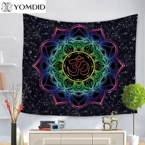 YOMDID Mandala Tapestry Wall Hanging Tapestries Wall Cloth Bedroom Art Painting Geometric Witchcraft Wall Decor Tapestries Tapiz