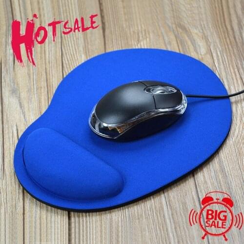 Mouse Pad Mat Desk Pad With Wrist Protect Anti-Slip Gel Wrist Support For PC Macbook Laptop Computer Ergonomic Comfort Wristband