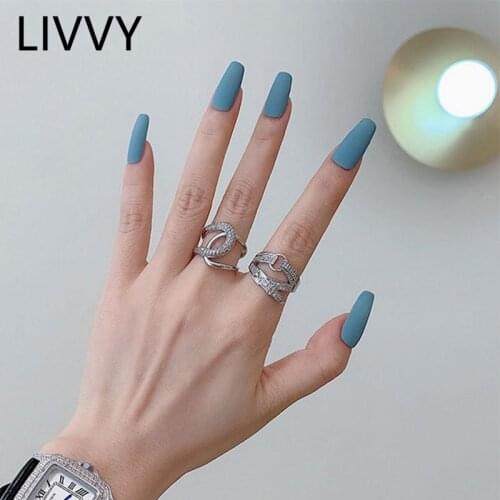 LIVVY Rings With Diamonds