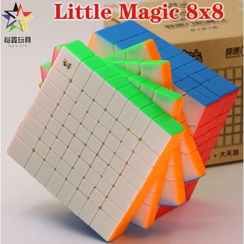 Magic cube puzzle YuXin Little Magic 8x8x8 8x8 professional educational high level cube twist wisdom creative toys game