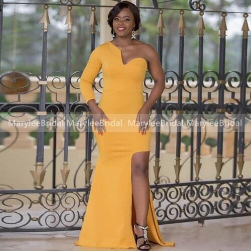 MaryLeeBridal Womens One Shoulder Evening Dresses