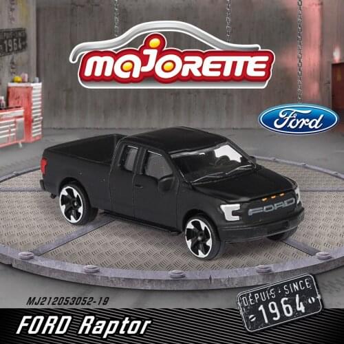 1/64 Majorette Car Model Alloy Toy Car Simulation Ford F150Raptor Car Toy Boy
