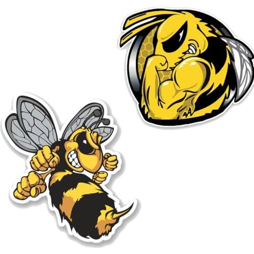 Fashion Lovely Hornets Colored Decal PVC High Quality Car Sticker Decoration Graphic KK Vinyl Cover Scratches Waterproof PVC