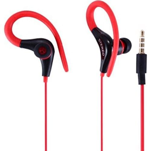 Wired Stereo Earphone 3.5mm Sports Running Headset Earbuds Bass Ear Hook Earphones With Mic For iPhone Samsung IOS Android