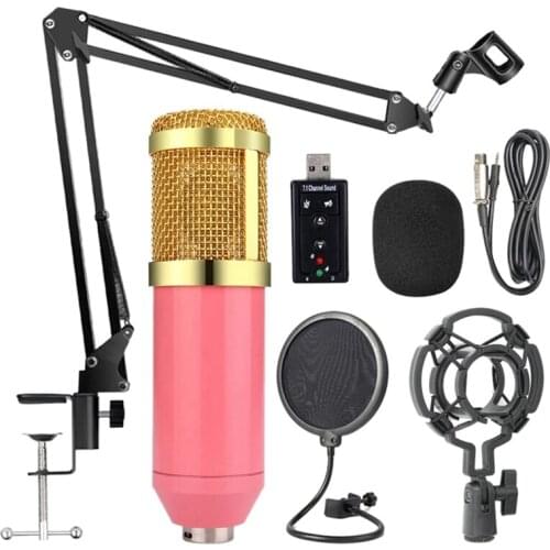Retail Bm800 Professional Suspension Microphone Kit Studio Live Stream Broadcasting Recording Condenser Microphone Set