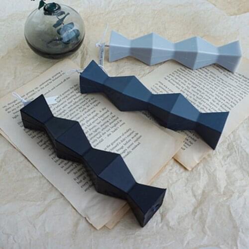 Speical Shaped Strip Candle Silicone Mould European Simple Candle Molds Handmade Diy Home Decoration Gifts