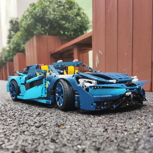 IN STOCK Mini Blocks Roadster Car Series Supercar McLareni 570S-Bugattii 42083 B-Model Building Blocks Bricks Kids Toys Assembly