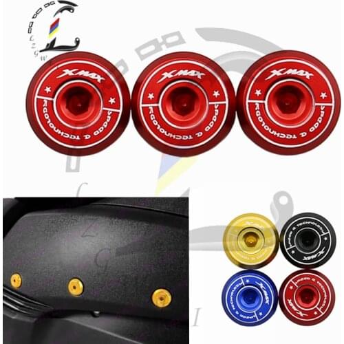 Motorcycle Air Filter Screw For YAMAHA XMAX300 XMAX X-MAX 300 2017 2018 CNC Aluminum Cleaner Air Intake Filter Bolt Screw Fixing