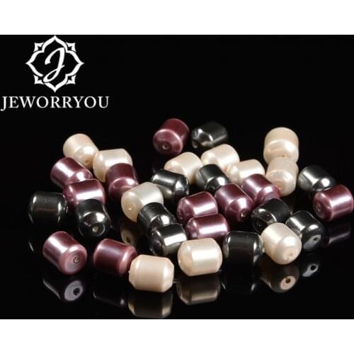 Freshwater shell pearl beads for DIY making beautiful bracelet necklace accessories 9x11mm Natural stone spacer loose beads