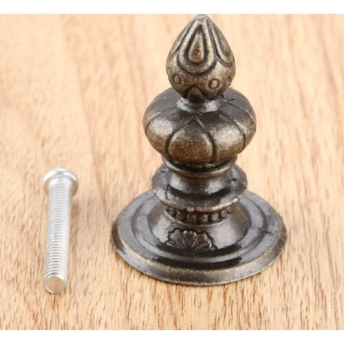 1pc 39*27mm Antique Bronze Knob Cabinet Drawer Handle Furniture Dresser Door Knobs Pulls For Kitchen