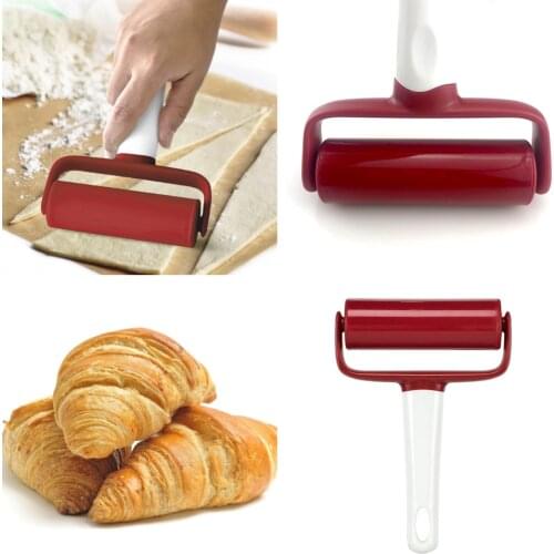 1Pcs Rolling Pin Pastry Pie Pizza Fondant Bakers Roller Plastic Kitchen Tool For Baking Dough Pizza Cookies Cooking Kitchen Tool