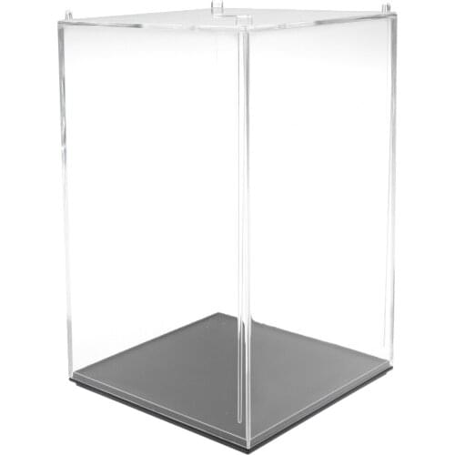 10x10x14cm Clear Model Display Box Figures Protection Show Case Home Decoration