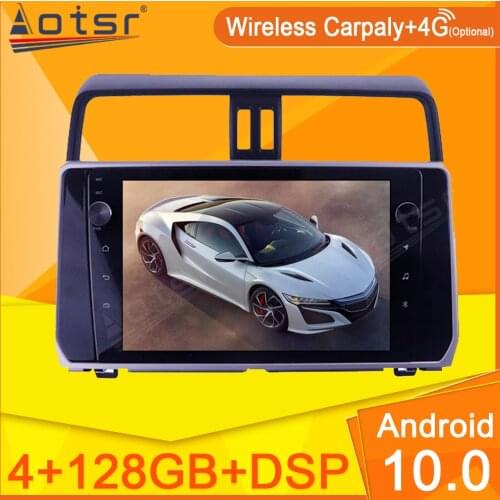 Carplay For Toyota Land Cruiser Prado 150 2018 2019 Car Radio Video Multimedia Player Navi Stereo GPS Android No 2Din 2 Din DVD