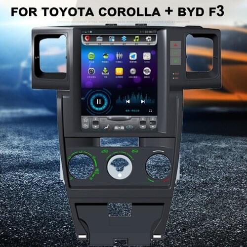 10.4Inch Tesla Screen Radio Car Multimedia Video Player For TOYOTA Corolla EX 04-12 BYD F3 Android 10 Stereo GPS Navigation HU