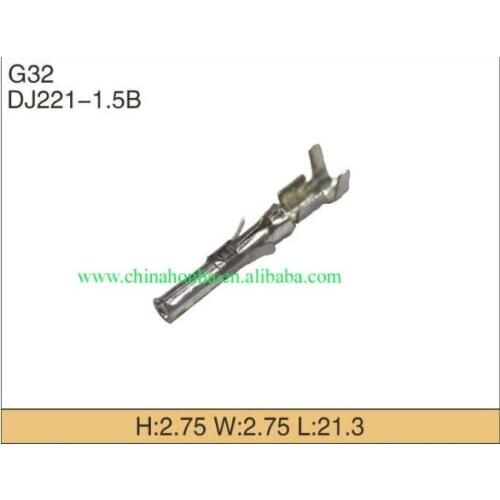 Free shipping 100pcs Auto car splices wire terminal crimp terminal electrical pin terminal DJ221-1.5B
