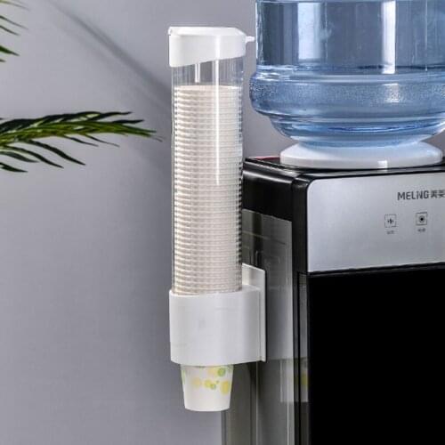 Paper Cup Taker Household Plastic Storage Holder Paper Cup Separator Organization Disposable Disposer Automatic Cup Dispenser