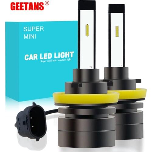 GEETANS H7 HB4 H3 H11 H1 H13 H8 9005 9006 CSP LED Headlight 60W Car Headlights Bulb Head Fog Lamp 9004 Light EJ