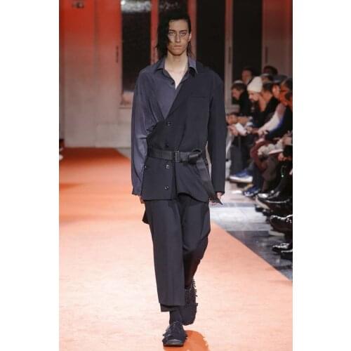 XS-6XL New 2020 Mens clothing GD hair stylist modern fashion Two wear woollen trench Suit coat plus size costumes