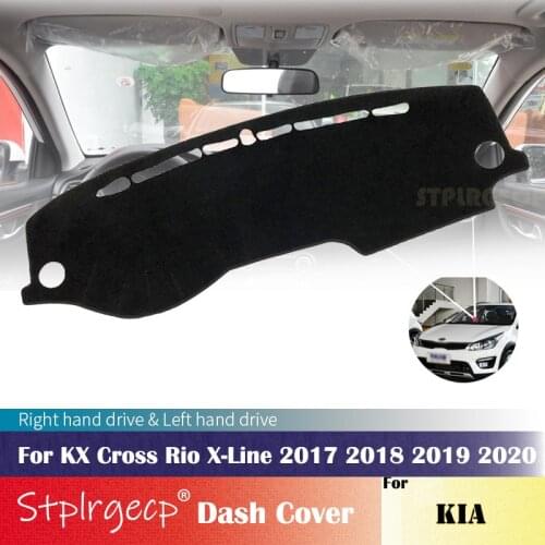 For KIA KX Cross Rio X-Line 2017 2018 2019 2020 Anti-Slip Dashboard Cover Protective Pad Car Accessories Sunshade Carpet