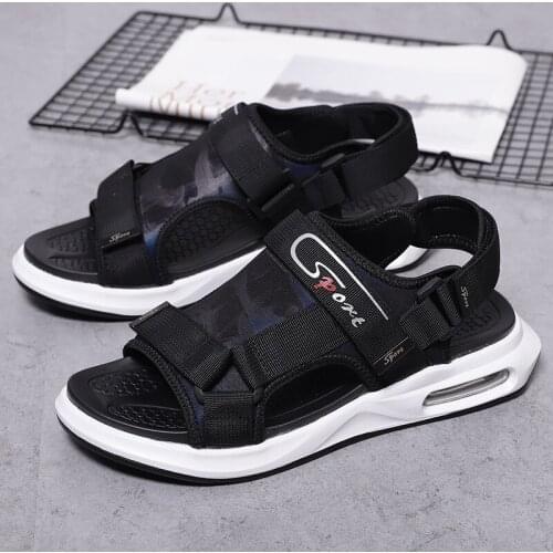 Mesh sandals closed toe for men fashion designer mens hole non slip shoes lightweight vietnam summer beach breathable platform