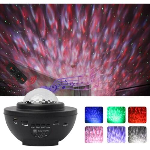 LED Galaxy sky Star Projector Remote Bluetooth music box player colour holiday Lighting Lamp USB rechargable Starry night lamp