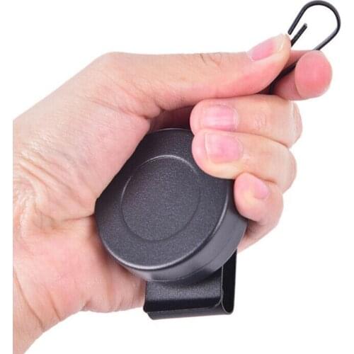 Tactical Telescopic Safety Rope Universal Anti-Lost Lanyard Recoil Secure Wire Gun Ring Rope Key Burglar Buckle Belt Carabi Q7F7