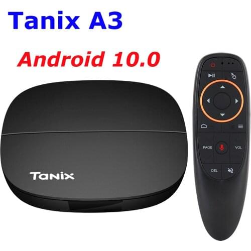 Tanix A3 Android TV Box Allwinner H313 1GB 8GB Smart tv Box 4K TVBox 2.4G Wifi Google Assistant Voice Set top Box VS TX9S NEW