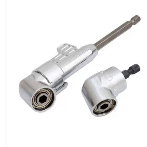 High Quality 105 Degrees 1/4'' Extension Hex Drill Bit Adjustable Hex Bit Angle Driver Screwdriver Socket Holder Adaptor Tools